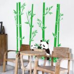 PVC Cute Cartoon Panda Bamboos Decor Wall Stickers Art Decal Removable For Children's Room Decor Bedroom Sitting Room Sofa TV Background By Kamay's CJM7169 - Image 6