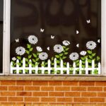 Kids Wall Stickers Window Showcase Glass Corridor Aisle Skirting Skirting Wall Sticker Sticker  size 50x70 sk7189