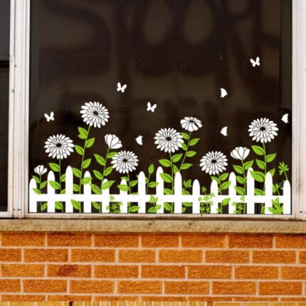 Kids Wall Stickers Window Showcase Glass Corridor Aisle Skirting Skirting Wall Sticker Sticker  size 50x70 sk7189