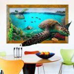 Creative 3D Animal Sea Turtle Wall Stickers Home Decor Living Room Room Sticker Decal Kids Wallpaper xh9265 - Image 4