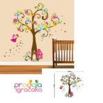 Tree Very Cute Peel Scroll Tinkle Fairy Girl DIY Removable Wall Stickers Parlor Kids Bedroom Home Decor Mural Decal JM7158 - Image 11
