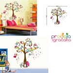 Tree Very Cute Peel Scroll Tinkle Fairy Girl DIY Removable Wall Stickers Parlor Kids Bedroom Home Decor Mural Decal JM7158 - Image 12