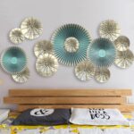 JAAMSO ROYALS European Style Decorative Umbrella Flower Design Vinyl Room Bedroom  Home Décor Wall Sticker GS9872 Size:60x90cm - Image 6