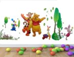 Winnie the Pooh Bear Tiger Rabbit Wall Decal for Preschool Nursery Decoration Animal Wall Stickers Cartoon Wall Art - Image 2