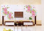 Wall stickers, Folina, floral decoration with pink peonies Ay9120 - Image 2