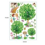 Sweet Kissing Couple Wall Stickers Removable Wall Decals Home Decor PVC Art Mural Baby Boys Girls Kids Bedroom Kitchen Nursery Room Decoration Wall Sticker Posters size 50x70 xls7096 - Image 3