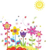 YELLOO Wall sticker, wall picture, wall sticker, wall decoration, wall decoration, bedroom, flowers, AY708 - Image 2