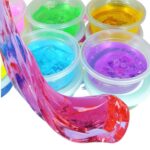 pack of 6 Slime Jelly Mud Toys Colorful Plasticine Magical Crystal Clay Toy - Image 3
