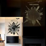 WALLSTIKER DINDING TRAVEL GLOW IN THE DARK ABQ9633 WALL STICKER KAMAR - Image 3
