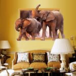 3D Elephant Wall Sticker SK9018 - Image 2