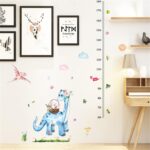 Sk7218 Ellis Kas Shooting Basketball Growth Chart for Kids,Height Chart Ruler Decor for Baby Nursery,Animals Cartoon Wall Stickers Perfect for Kids Nursery Bedroom Living Room - Image 6