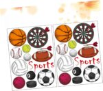 Sports Wall Stickers Football Rugby Basketball Decor Wall Decals for Home Decor size 50x70 sk7095 - Image 7