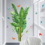 HM92059 Indian Royals Tropical Palm Leaf Plants Kids Self Adhesive Home Décor Wall Sticker (60 CM X 90 CM) - Image 2