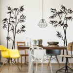 Black Bamboo Wall Sticker Home Decal Paper Removable  size ay9156 - Image 4