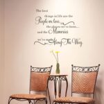 The best things in life are the people we love, the places you've been the memories you've made along the way, Family Wall Art Wall Stickers Dz021  Size 60x35cm - Image 4