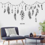 World Beauty's Macro he JM7339 can be Combined to Remove Wall Stickers Small Pure and Fresh and Feathers Decorating - Image 3