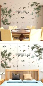 Designer Stencils Bamboo Shoots Wall sticker - Image 5