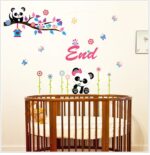 Jaamso Royals 'Panda Cartoon Owl' Wall Sticker (AY9220)  60x90 - Image 4