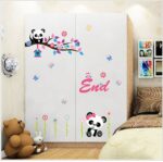 Jaamso Royals 'Panda Cartoon Owl' Wall Sticker (AY9220)  60x90 - Image 5