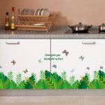 Green Grass Design Decorative Vinyl Wall Sticker size (50 CM X 70 CM) sk7128