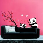 Cartoon Panda Wall Sticker JM8243
