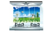 JAAMSO ROYALS Nature Kitchen Protection Anti-Mark Oil Proof Wall Stickers Mosaic Tiles Design Home Decor Aluminum Foil Heat-Resistant Oilproof Art (45CM X 75 CM)(Kitchen Oil-Proof Sticker) - Image 4