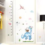 Sk7218 Ellis Kas Shooting Basketball Growth Chart for Kids,Height Chart Ruler Decor for Baby Nursery,Animals Cartoon Wall Stickers Perfect for Kids Nursery Bedroom Living Room - Image 4