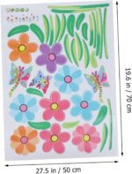 Ay7240 Butterfly Flower Wall Stickers Kids Room Wall Decor Wall Decals Nursery Wall Decor Wall Decals - Image 9