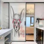 Lunarable Bow Bath Mat, Life is Better with a Chi Typographic Words and Sketched Chihuahua, Plush Bathroom Decor Mat with Non Slip Backing size 60x90 jm8388 - Image 2