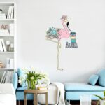 Wall Sticker Wall Decoration Stickers, Cartoon Flamingo Self-Stick Removeable Pvc Stickers Jm8395 - Image 3