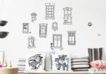 Abstract Doors Windows and Cupboard Wall Sticker - Image 4