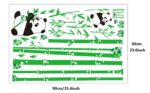 PVC Cute Cartoon Panda Bamboos Decor Wall Stickers Art Decal Removable For Children's Room Decor Bedroom Sitting Room Sofa TV Background By Kamay's CJM7169 - Image 3