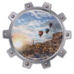 Mrhxly Submarine Porthole View 3D Wall Sticker Underwater Sea Animals Wallpaper Poster Shark Jelly Fish Ocean Landscape Wall Graphic - Image 6