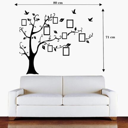 WJNY Picture Frame Set,Frame Black Tree Wall Stickers, 7-Pack Picture Frame Collage Picture Frame Wall Gallery Kit For Wall And Home, 6 Colors (Color : Style C)