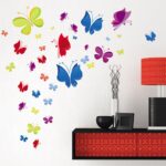 Cute Cartoon Animals Flowers Butterflies Trees Wall Stickers NC028 - Image 4