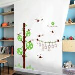 Sweet Memory Character Tree and Green Leafs of Nine Picture Frame and Two Birds for Home Wall - Image 8