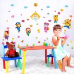 Animal Go to School Wall Stickers Removable Wall Decals Home Decor PVC Art Mural Baby Boys Girls Kids Bedroom Kitchen Decoration Wall Stickers Posters size 50x70 xls7157 - Image 6