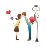 Creatick Studio Loving Couple Wall Sticker TC 982 - Image 3