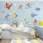 Zebra Wall Decal Wildlife Wall Stickers Black and White Wall Decor Vinyl Wall Decals Animals - Image 5
