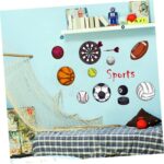 Sports Wall Stickers Football Rugby Basketball Decor Wall Decals for Home Decor size 50x70 sk7095 - Image 4