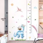 Sk7218 Ellis Kas Shooting Basketball Growth Chart for Kids,Height Chart Ruler Decor for Baby Nursery,Animals Cartoon Wall Stickers Perfect for Kids Nursery Bedroom Living Room - Image 5