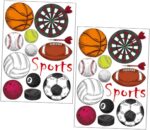 Sports Wall Stickers Football Rugby Basketball Decor Wall Decals for Home Decor size 50x70 sk7095 - Image 5