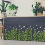 Grass and Flower Window Stickers, Wall Stickers, Living Room, Bedroom, Bathroom, Balcony, Window Decoration size 50x70 sk7188 - Image 4