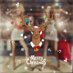 New Year Christmas Decoration Deer Wall StickerXl 827 - Image 3