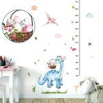 Sk7218 Ellis Kas Shooting Basketball Growth Chart for Kids,Height Chart Ruler Decor for Baby Nursery,Animals Cartoon Wall Stickers Perfect for Kids Nursery Bedroom Living Room - Image 3