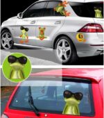 docooler Cartoon Funny Humorous Frog Big Eye Removable Wall Stickers DIY Kid's Child Room Decor Decal AY7159 (70* 50cm) - Image 4