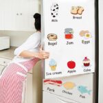 Wallpark Cartoon Cute Food Vegetable/Fruit/Meat Kitchen Fridge Removable Wall Sticker Decal, Living Room Bedroom Home Decoration Adhesive DIY Art Wall Mural size 50x70 am7090 - Image 3