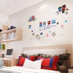 Wallpark Cartoon Cute Pirate Owl Sea Sailboat Map Removable Wall Sticker Decal, Children Kids Baby Home Room Nursery DIY Decorative Adhesive Art Wall Mural size 50x70 sk7103 - Image 4