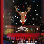 New Year Christmas Decoration Deer Wall StickerXl 827 - Image 4