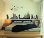 Dubai Buildings Wall Sticker Black Architectural Wall Paper PVC Removeable Wall Art Decor – Online Shopping Pakistan, Nail Art in Pakistan, Wall Stickers - Image 4